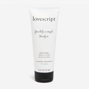 New lovescipt Body Wash; Orange Blossom
